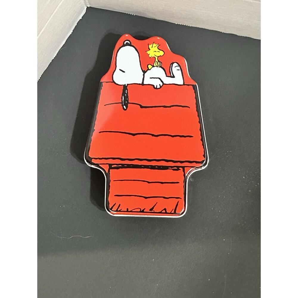 VINTAGE PEANUTS SNOOPY & WOODSTOCK QUARTZ BIG BARREL WATCH - Picture 5 of 10
